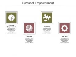 Personal empowerment ppt powerpoint presentation model elements cpb