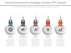 Personal enhancement strategies template ppt example