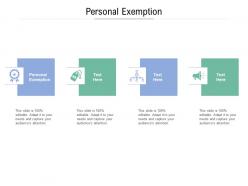 Personal exemption ppt powerpoint presentation styles topics cpb
