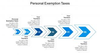 Personal exemption taxes ppt powerpoint presentation summary designs cpb