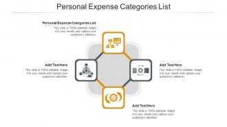 Personal Expense Categories List In Powerpoint And Google Slides Cpb