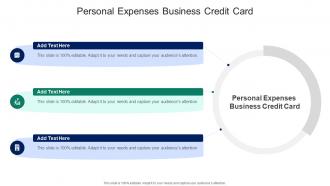 Personal Expenses Business Credit Card In Powerpoint And Google Slides Cpb