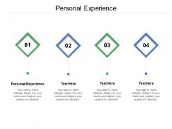 Personal experience ppt powerpoint presentation infographics portrait cpb