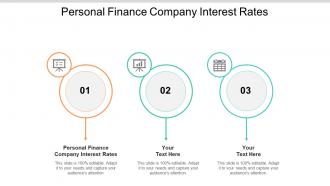 Personal finance company interest rates ppt powerpoint presentation model background image cpb