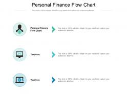 Personal finance flow chart ppt powerpoint presentation infographics ideas cpb