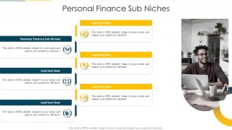 Personal Finance Sub Niches In Powerpoint And Google Slides Cpb