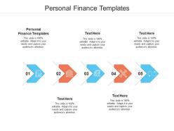 Personal finance templates ppt powerpoint presentation pictures clipart images cpb