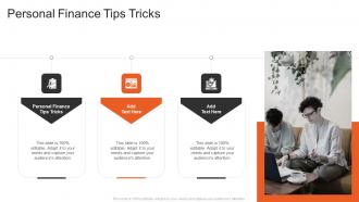 Personal Finance Tips Tricks In Powerpoint And Google Slides Cpb