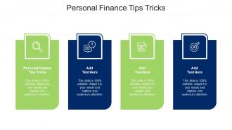 Personal Finance Tips Tricks Ppt Powerpoint Presentation Portfolio Deck Cpb