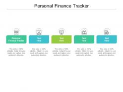 Personal finance tracker ppt powerpoint presentation model slideshow cpb