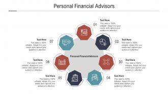 Personal financial advisors ppt powerpoint presentation layouts brochure cpb