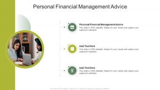 Personal Financial Management Advice In Powerpoint And Google Slides Cpb