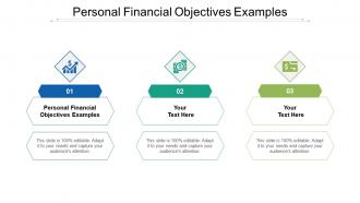 Personal financial objectives examples ppt powerpoint presentation summary sample cpb