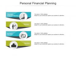 Personal financial planning ppt powerpoint presentation summary inspiration cpb