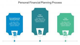Personal financial planning process ppt powerpoint presentation show graphics template cpb