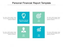 Personal financial report template ppt powerpoint presentation show structure cpb