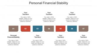 Personal financial stability ppt powerpoint presentation ideas themes cpb