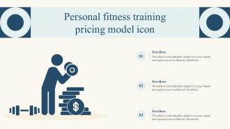 Personal Fitness Training Pricing Model Icon