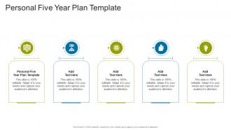 Personal Five Year Plan Template In Powerpoint And Google Slides Cpb