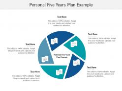 Personal five years plan example ppt powerpoint presentation visual aids summary cpb