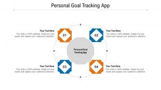 Personal goal tracking app ppt powerpoint presentation outline sample cpb