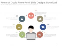 Personal goals powerpoint slide designs download