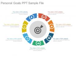 Personal goals ppt sample file