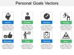 Personal goals vectors