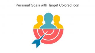 Personal Goals With Target Colored Icon In Powerpoint Pptx Png And Editable Eps Format