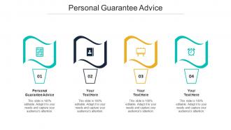 Personal Guarantee Advice Ppt Powerpoint Presentation Slides Outline Cpb