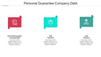 Personal Guarantee Company Debt Ppt Powerpoint Presentation Summary Background Cpb