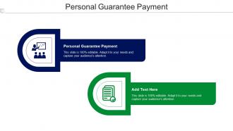 Personal Guarantee Payment Ppt Powerpoint Presentation Model Files Cpb