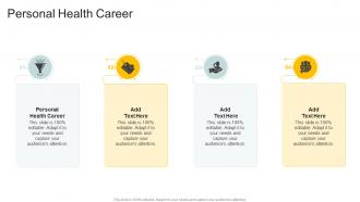 Personal Health Career In Powerpoint And Google Slides Cpb