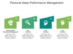 Personal ideas performance management ppt powerpoint presentation outline structure cpb