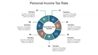 Personal income tax rate ppt powerpoint presentation icon themes cpb