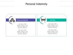 Personal indemnity ppt powerpoint presentation layouts slide download cpb