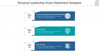 Personal leadership vision statement template ppt powerpoint presentation outline graphics cpb