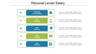 Personal lender salary ppt powerpoint presentation slides skills cpb