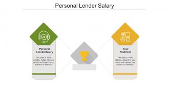Personal lender salary ppt powerpoint presentation styles designs cpb