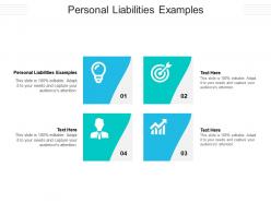 Personal liabilities examples ppt powerpoint presentation gallery visual aids cpb
