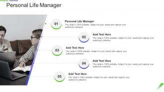 Personal Life Manager In Powerpoint And Google Slides Cpb