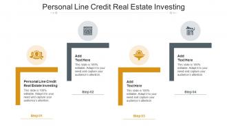 Personal Line Credit Real Estate Investing In Powerpoint And Google Slides Cpb