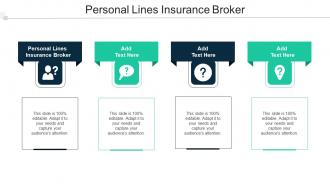Personal Lines Insurance Broker In Powerpoint And Google Slides Cpb