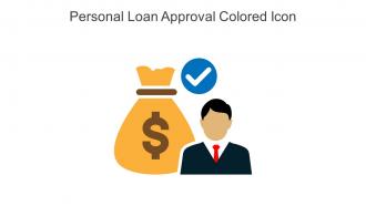 Personal Loan Approval Colored Icon In Powerpoint Pptx Png And Editable Eps Format