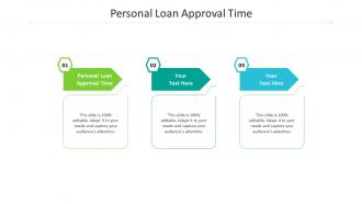 Personal loan approval time ppt powerpoint presentation gallery backgrounds cpb