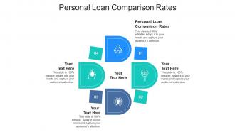 Personal loan comparison rates ppt powerpoint presentation slides cpb