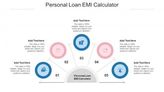 Personal Loan EMI Calculator Ppt Powerpoint Presentation Infographics Cpb