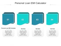 Personal loan emi calculator ppt powerpoint presentation styles examples cpb