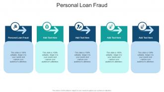Personal Loan Fraud In Powerpoint And Google Slides Cpb