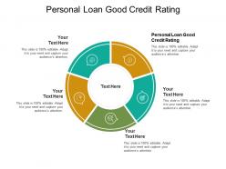 Personal loan good credit rating ppt powerpoint presentation gallery layout cpb
